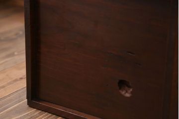 アンティーク雑貨　アンティーク　古い米びつ(収納箱)