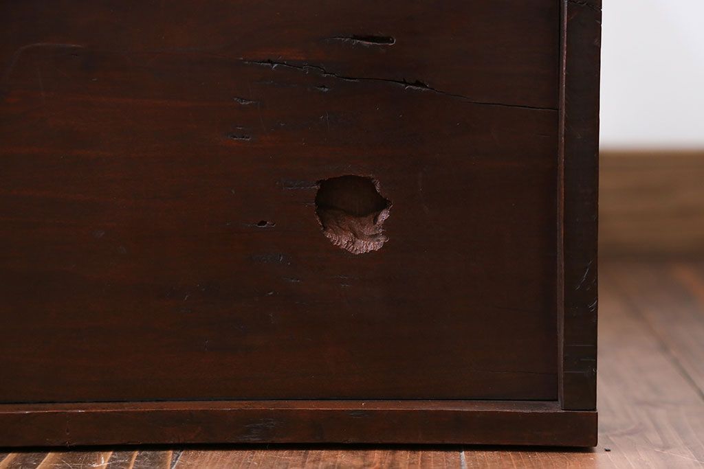 アンティーク雑貨　アンティーク　古い米びつ(収納箱)