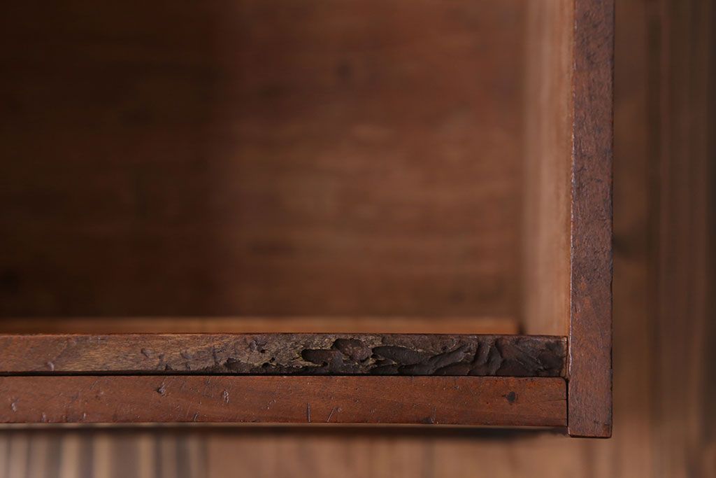 アンティーク雑貨　アンティーク　古い米びつ(収納箱)