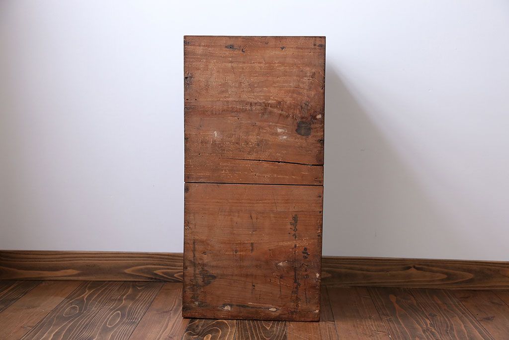 アンティーク雑貨　アンティーク　古い米びつ(収納箱)