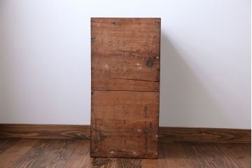 アンティーク雑貨　アンティーク　古い米びつ(収納箱)