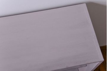 アンティーク家具　アンティークペイント 引き出し付き本棚(飾り棚)