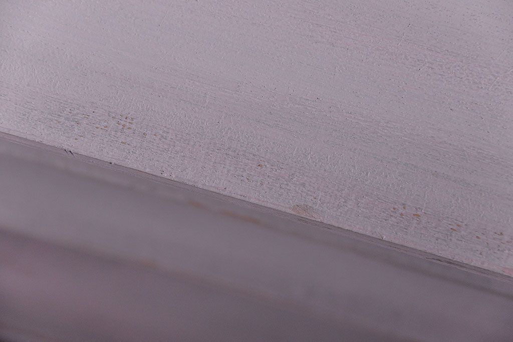 アンティーク家具　アンティークペイント 引き出し付き本棚(飾り棚)