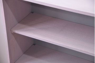 アンティーク家具　アンティークペイント 引き出し付き本棚(飾り棚)