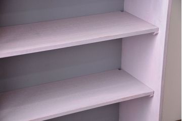 アンティーク家具　アンティークペイント 引き出し付き本棚(飾り棚)