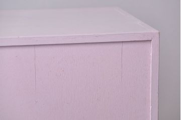 アンティーク家具　アンティークペイント 引き出し付き本棚(飾り棚)