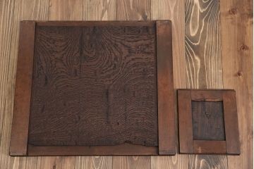 アンティーク家具　アンティーク 黒柿材をふんだんに使用した上手四尺水屋箪笥(時代箪笥)