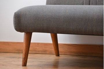 レトロ家具　アンティーク 1960年頃 レトロでシンプルな3人掛けソファ