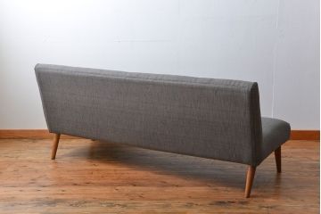 レトロ家具　アンティーク 1960年頃 レトロでシンプルな3人掛けソファ