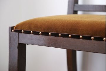 アンティーク家具　大正ロマン 古い洋館のアンティークベンチ(長椅子、長イス)