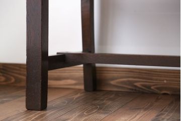 アンティーク家具　大正ロマン 古い洋館のアンティークベンチ(長椅子、長イス)