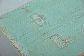 アンティーク家具　イギリスアンティーク ペンキのはげたかわいいベンチ(長椅子)