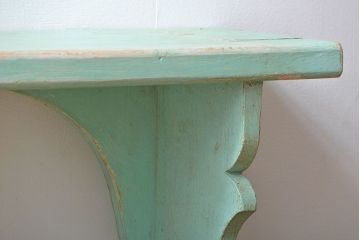 アンティーク家具　イギリスアンティーク ペンキのはげたかわいいベンチ(長椅子)