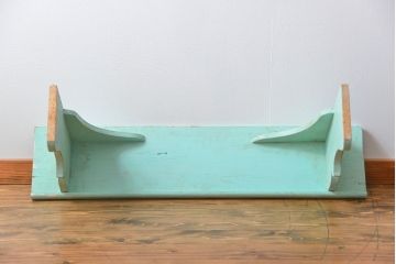 アンティーク家具　イギリスアンティーク ペンキのはげたかわいいベンチ(長椅子)