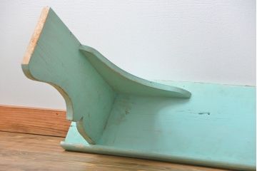 アンティーク家具　イギリスアンティーク ペンキのはげたかわいいベンチ(長椅子)