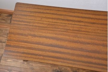 アンティーク家具　アンティーク 折り畳み式の横長テーブル(7)(作業台、机、裁ち板)