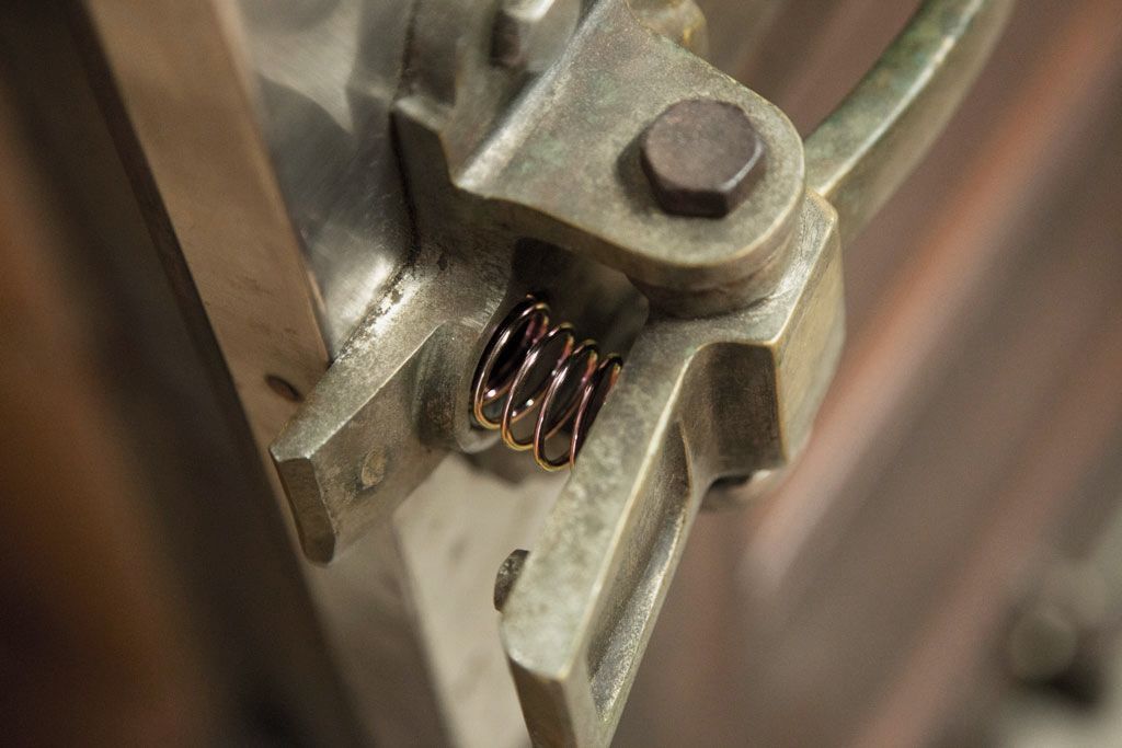 アンティーク 珍品!古い氷屋のシャビーな冷蔵室ドア(1)(扉、冷蔵庫)