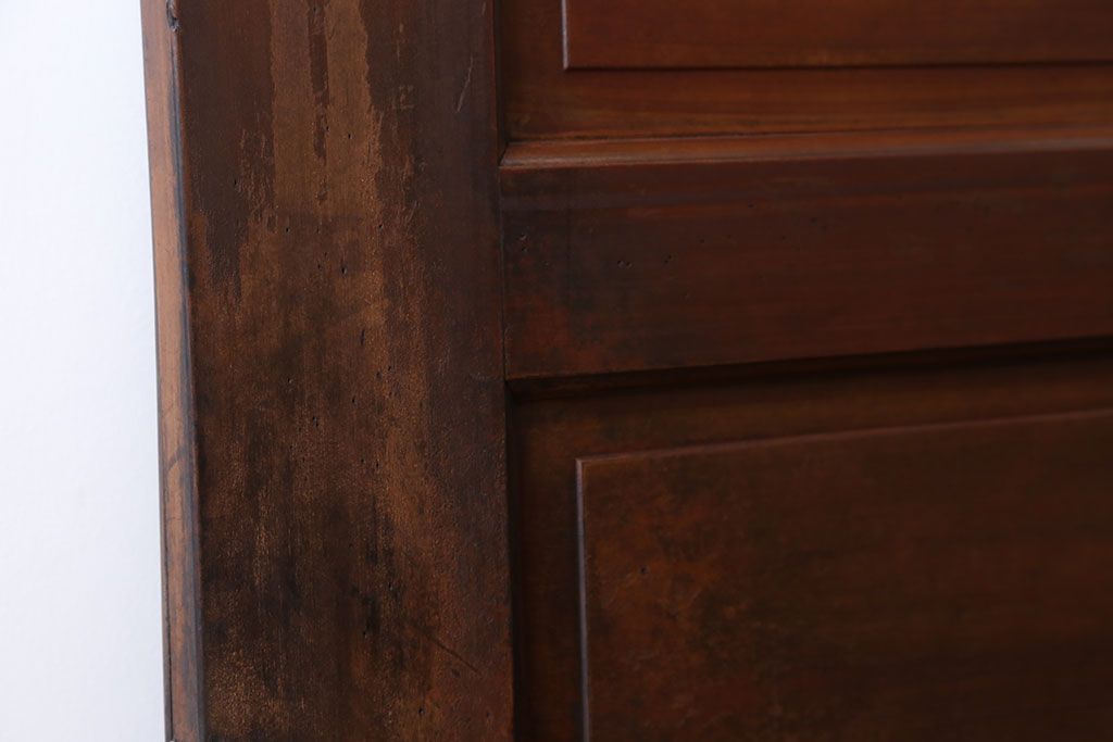 アンティーク 珍品!古い氷屋のシャビーな冷蔵室ドア(1)(扉、冷蔵庫)