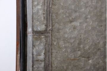 アンティーク 珍品!古い氷屋のシャビーな冷蔵室ドア(1)(扉、冷蔵庫)