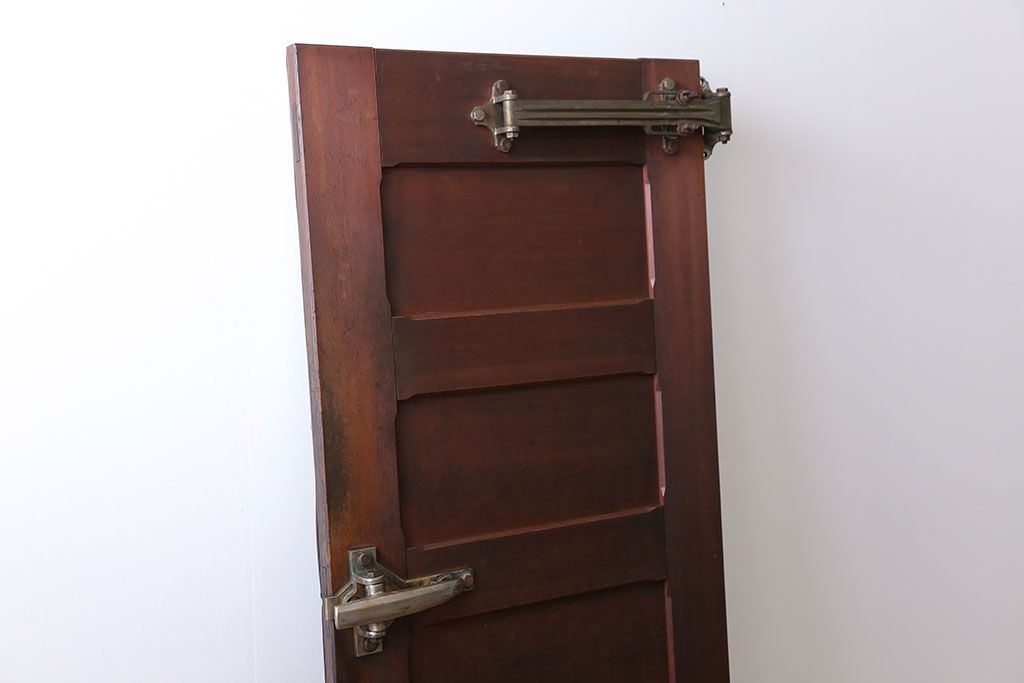 アンティーク 珍品 古い氷屋の冷蔵室のドア(2)(扉、冷蔵庫)