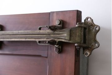 アンティーク 珍品 古い氷屋の冷蔵室のドア(2)(扉、冷蔵庫)