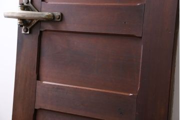 アンティーク 珍品 古い氷屋の冷蔵室のドア(2)(扉、冷蔵庫)