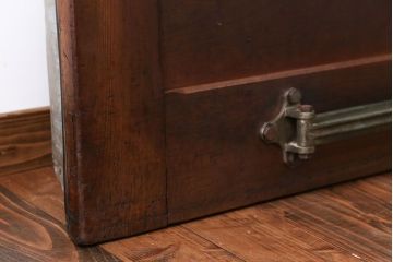 アンティーク 珍品 古い氷屋の冷蔵室のドア(2)(扉、冷蔵庫)