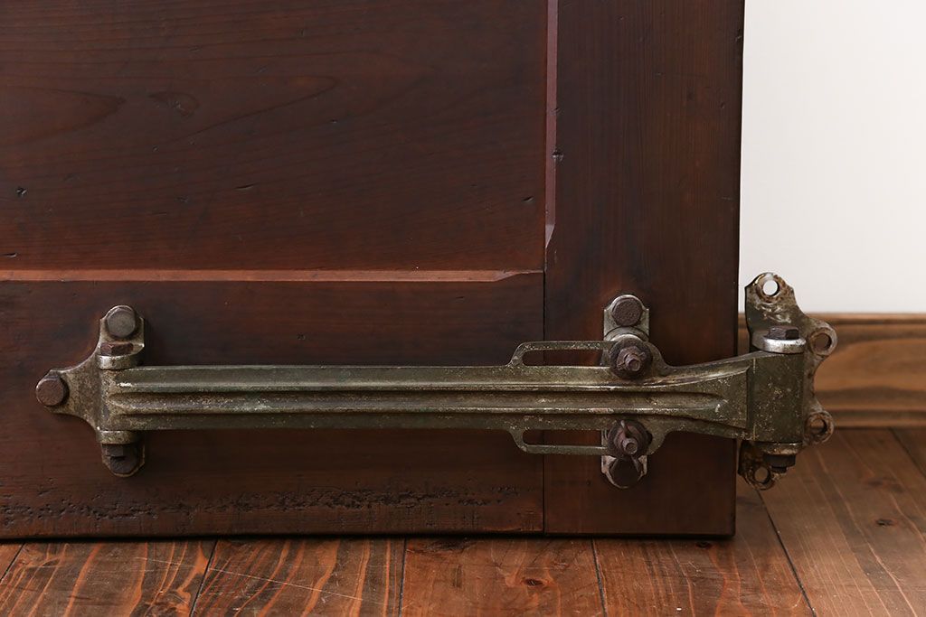 アンティーク 珍品 古い氷屋の冷蔵室のドア(2)(扉、冷蔵庫)