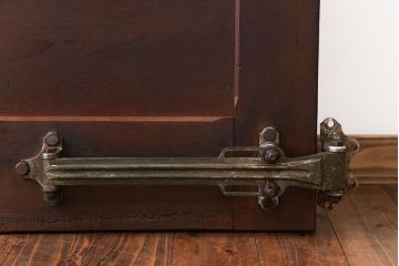 アンティーク 珍品 古い氷屋の冷蔵室のドア(2)(扉、冷蔵庫)