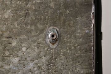 アンティーク 珍品 古い氷屋の冷蔵室のドア(2)(扉、冷蔵庫)