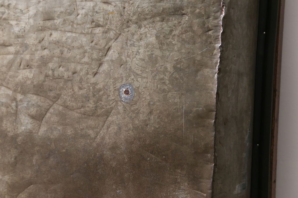 アンティーク 珍品 古い氷屋の冷蔵室のドア(2)(扉、冷蔵庫)