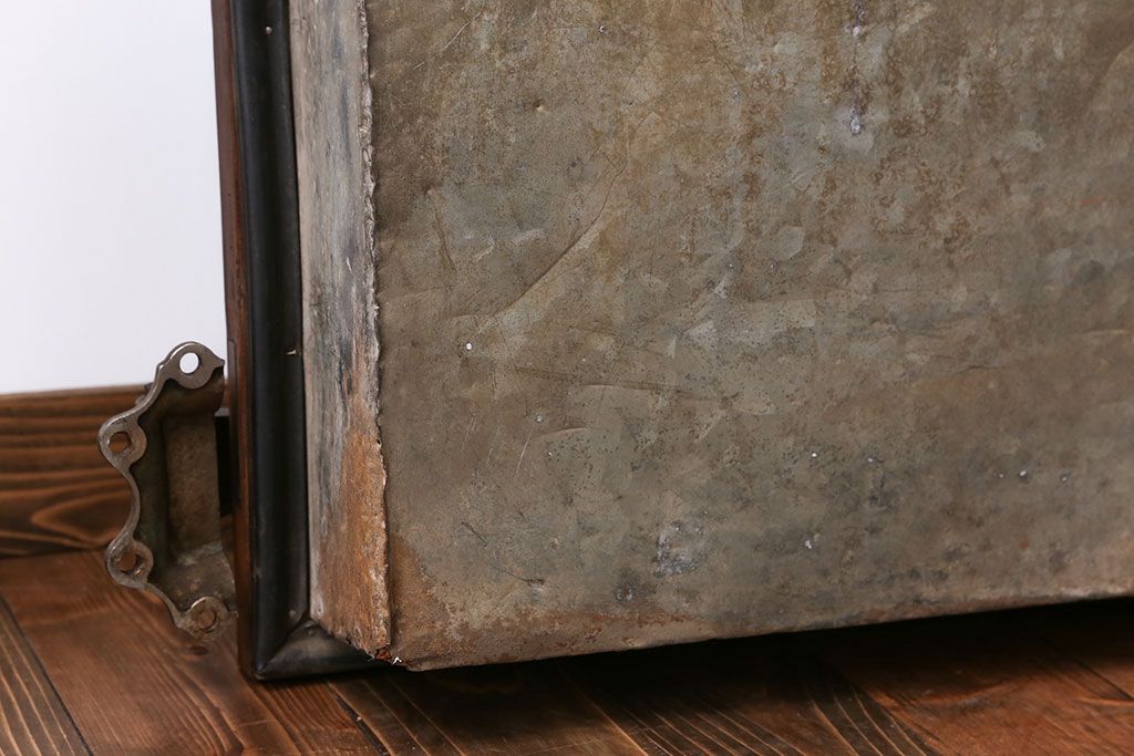 アンティーク 珍品 古い氷屋の冷蔵室のドア(2)(扉、冷蔵庫)