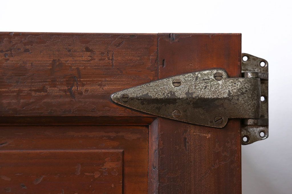 アンティーク 珍品 古い氷屋の冷蔵室のドア 2枚セット