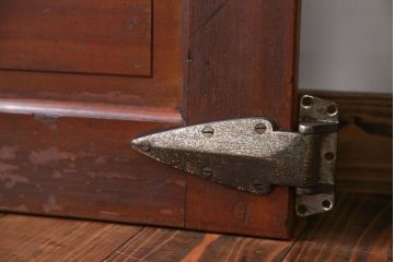 アンティーク 珍品 古い氷屋の冷蔵室のドア 2枚セット