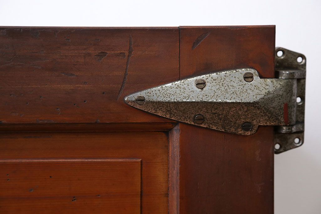 アンティーク 珍品 古い氷屋の冷蔵室のドア 2枚セット