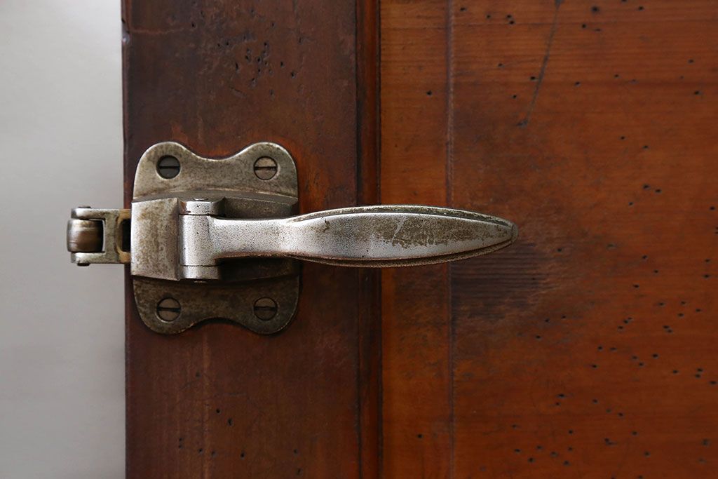 アンティーク 珍品 古い氷屋の冷蔵室のドア 2枚セット