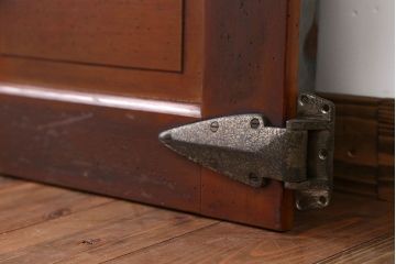 アンティーク 珍品 古い氷屋の冷蔵室のドア 2枚セット