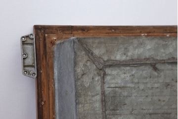 アンティーク 珍品 古い氷屋の冷蔵室のドア 2枚セット