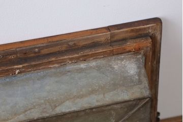 アンティーク 珍品 古い氷屋の冷蔵室のドア 2枚セット