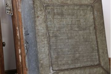 アンティーク 珍品 古い氷屋の冷蔵室のドア 2枚セット