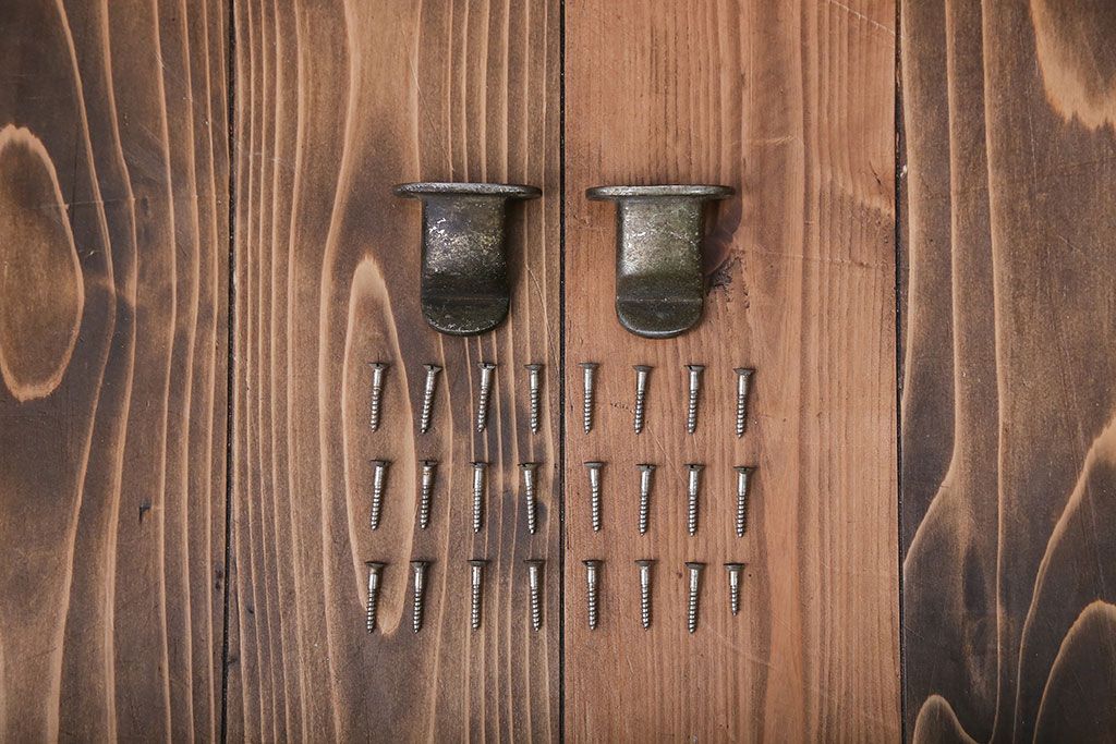 アンティーク 珍品 古い氷屋の冷蔵室のドア 2枚セット