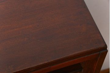 アンティーク家具　アンティーク 古いナラ材の縦型ブックケース(本棚、収納棚)