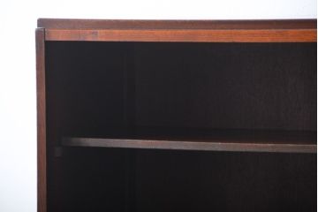 アンティーク家具　アンティーク 古いナラ材の縦型ブックケース(本棚、収納棚)