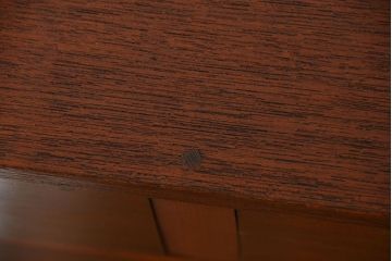 レトロ家具　昭和レトロ 薄型4杯引き出し付き本棚