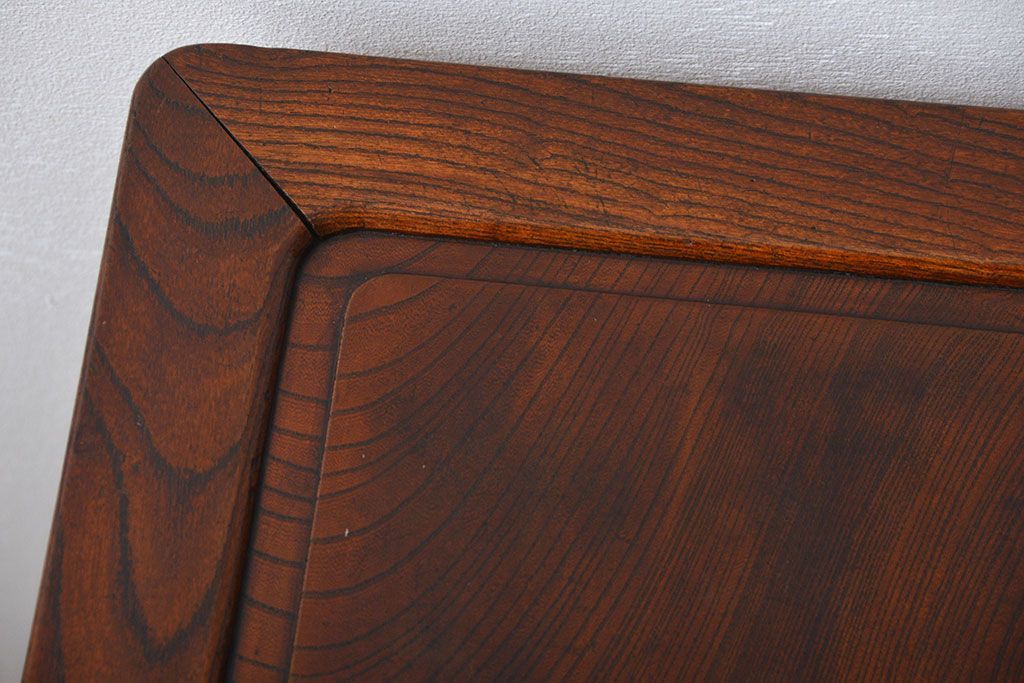 アンティーク家具　アンティーク 鉄脚のスクエアコーヒーテーブル(センターテーブル)