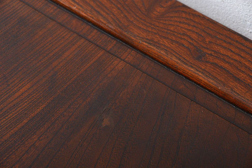 アンティーク家具　アンティーク 鉄脚のスクエアコーヒーテーブル(センターテーブル)