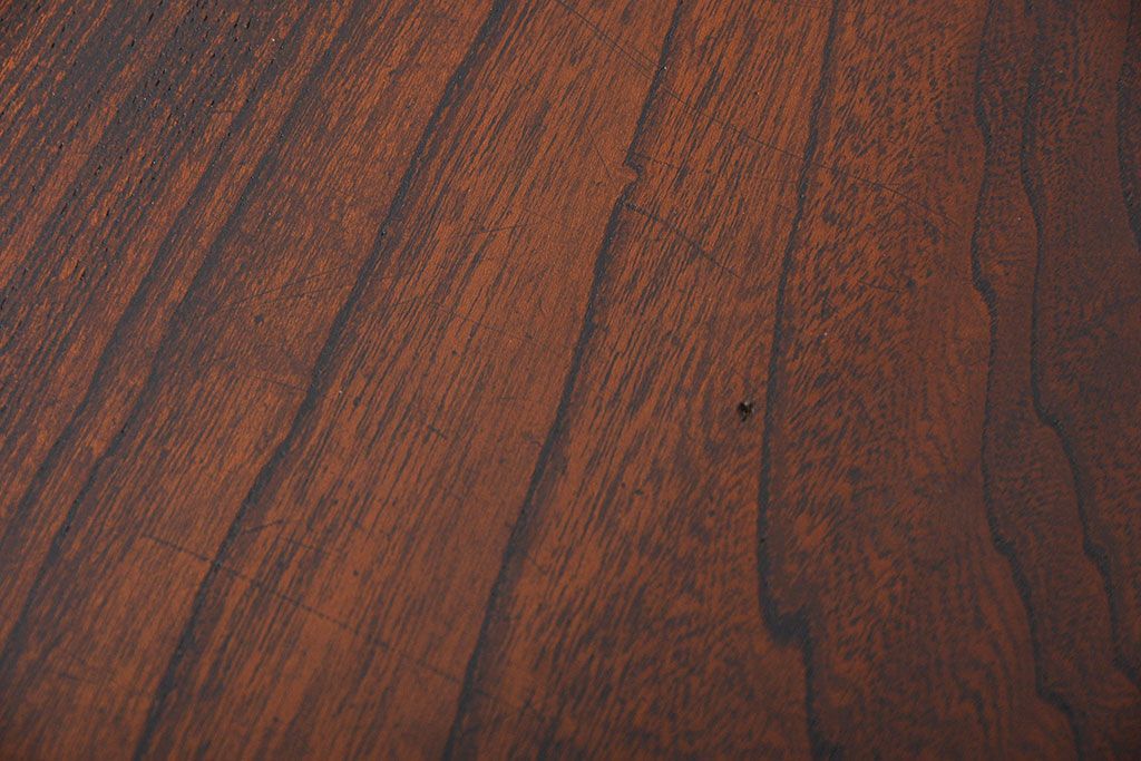 アンティーク家具　アンティーク 鉄脚のスクエアコーヒーテーブル(センターテーブル)