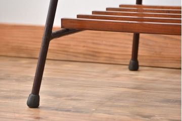 アンティーク家具　アンティーク 鉄脚のスクエアコーヒーテーブル(センターテーブル)