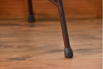 アンティーク家具　アンティーク 鉄脚のスクエアコーヒーテーブル(センターテーブル)