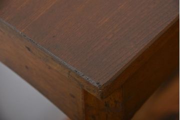 アンティーク雑貨　アンティーク 古いナラ材の花台(サイドテーブル)